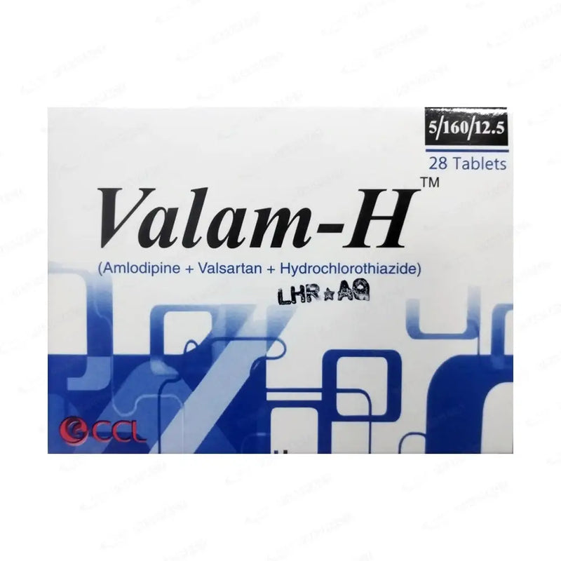 Valam H 5/160/12.5mg Tablet