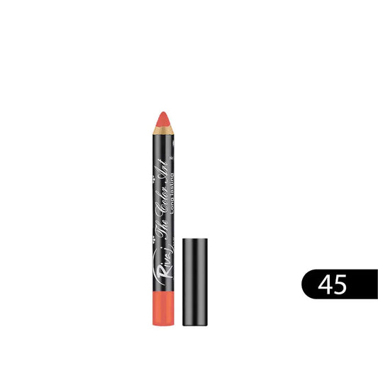 Rivaj Lipstick Pencil Shade 45 Garnet – Deep Wine-Red Lip Pencil | Derma.pk