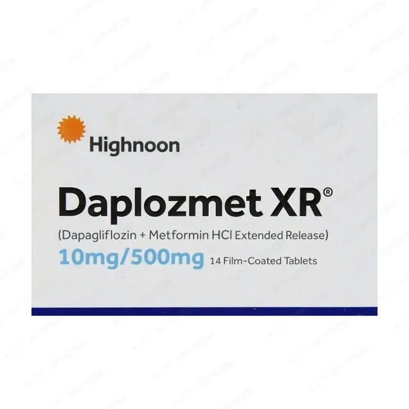 Daplozmet XR 10mg/500mg Tablet (Dapagliflozin + Metformin XR) for Type 2 Diabetes