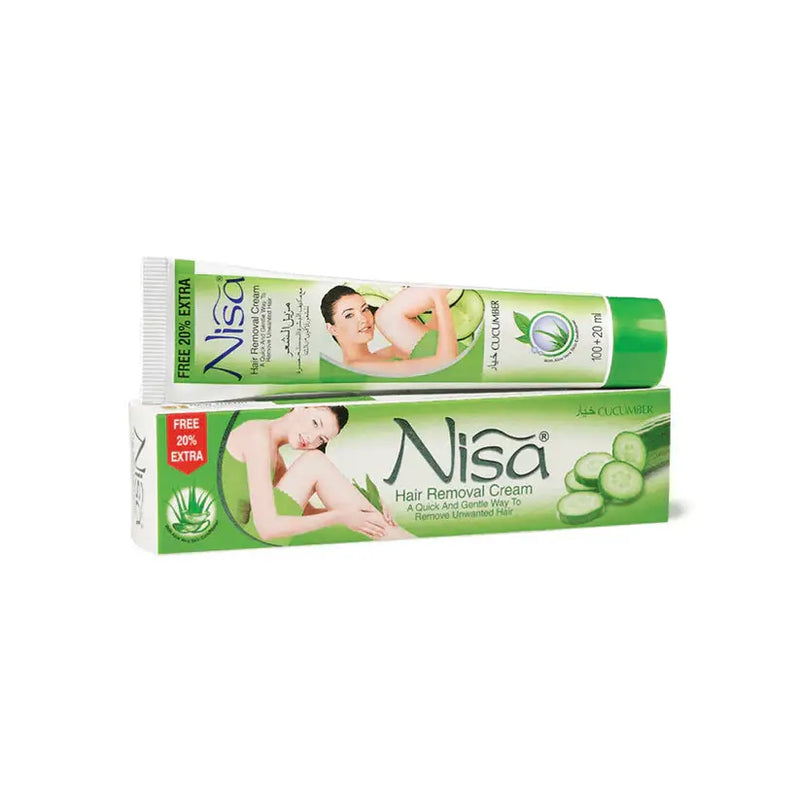 Nisa Hair Removal Cream Cucumber 120ml