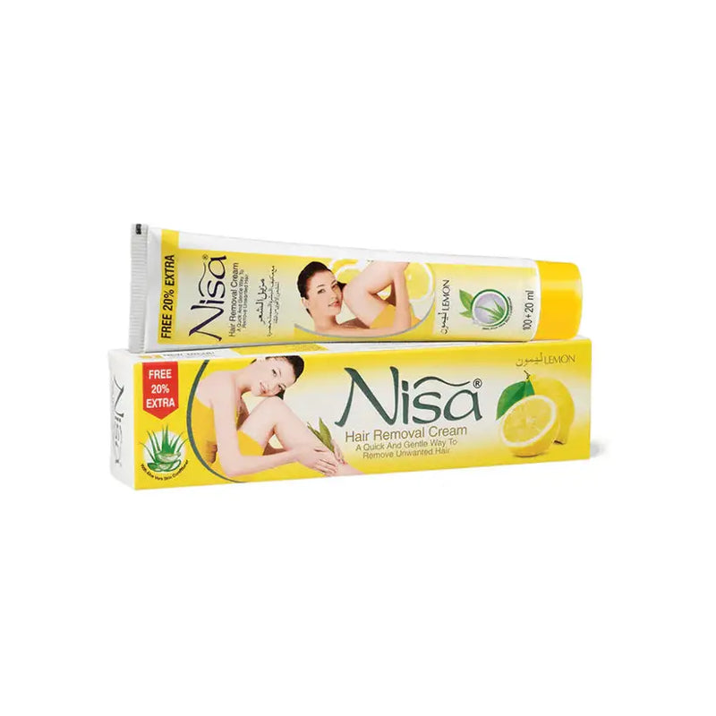 Nisa Hair Removal Cream Lemon 120ml