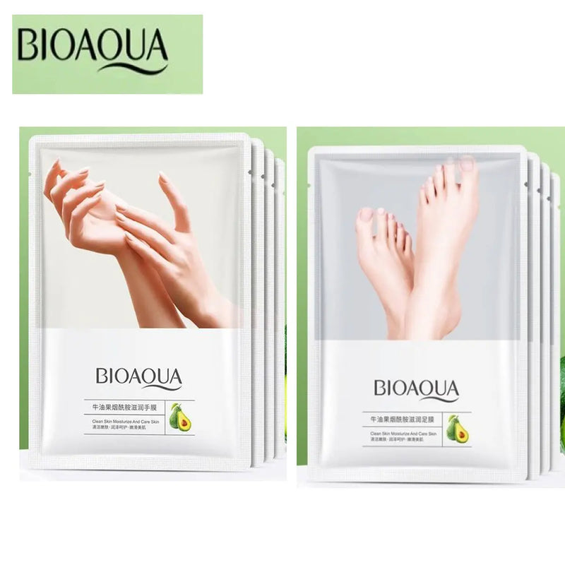 BIOAQUA Avocado Niacinamide Hand & Foot Mask Pack of 2