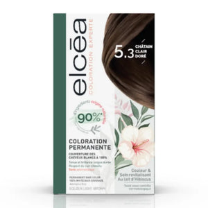 Elcea Golden Light Chestnut Permanent Hair Dye 5.3