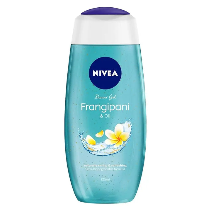 nivea frangipani & oil shower gel 125 ml