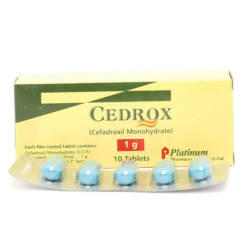 Cedrox 1g Tablets — Cefadroxil Antibiotic