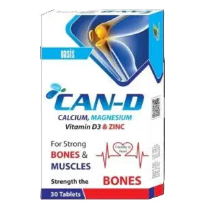 Calcium Carbonate + Vitamin D3 Tablets - Bone Health Supplement