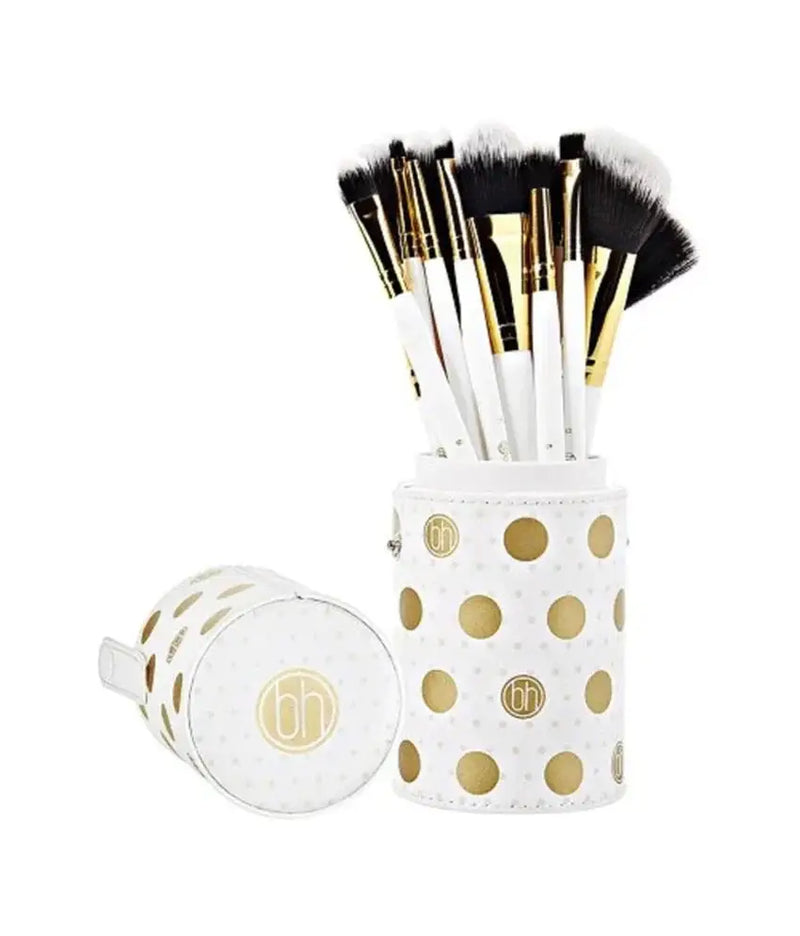 BH Cosmetics Dot Collection 11-Pcs Brush Set White