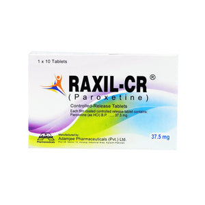 Raxil-Cr 37.5mg Tablets – Paroxetine CR for Depression & Anxiety