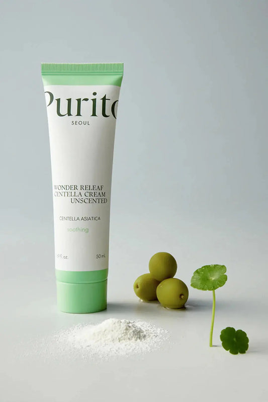 Purito Wonder Releaf Centella Cream Unscented 50ml – front of packaging