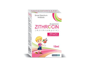 Zithrocin 200mg/5ml Suspension Azithromycin