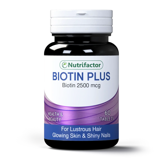 Biotin Plus 2500mcg Tablet 60s – Hair, Skin, and Nail Health Support