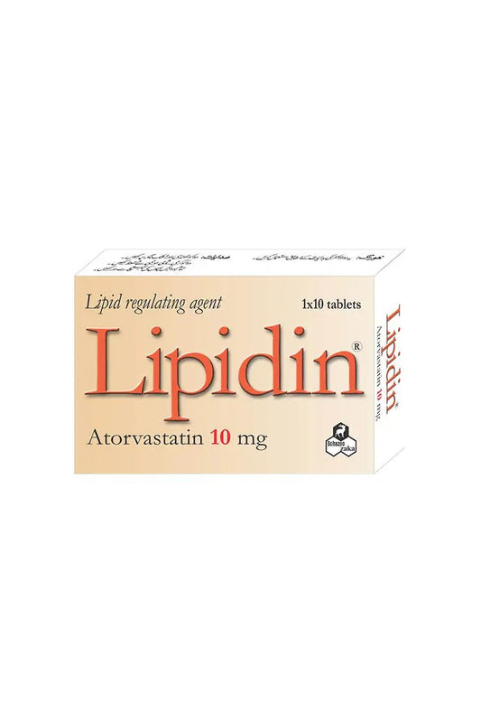 Lipidin 10mg Tablets – Cholesterol Control Medicine – Available in Pakistan