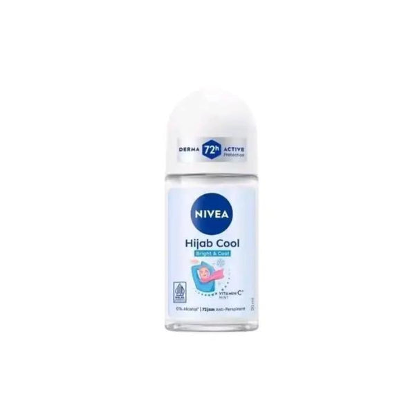 Nivea Brightening Hijab Cool Roll On, For Women, 50ml