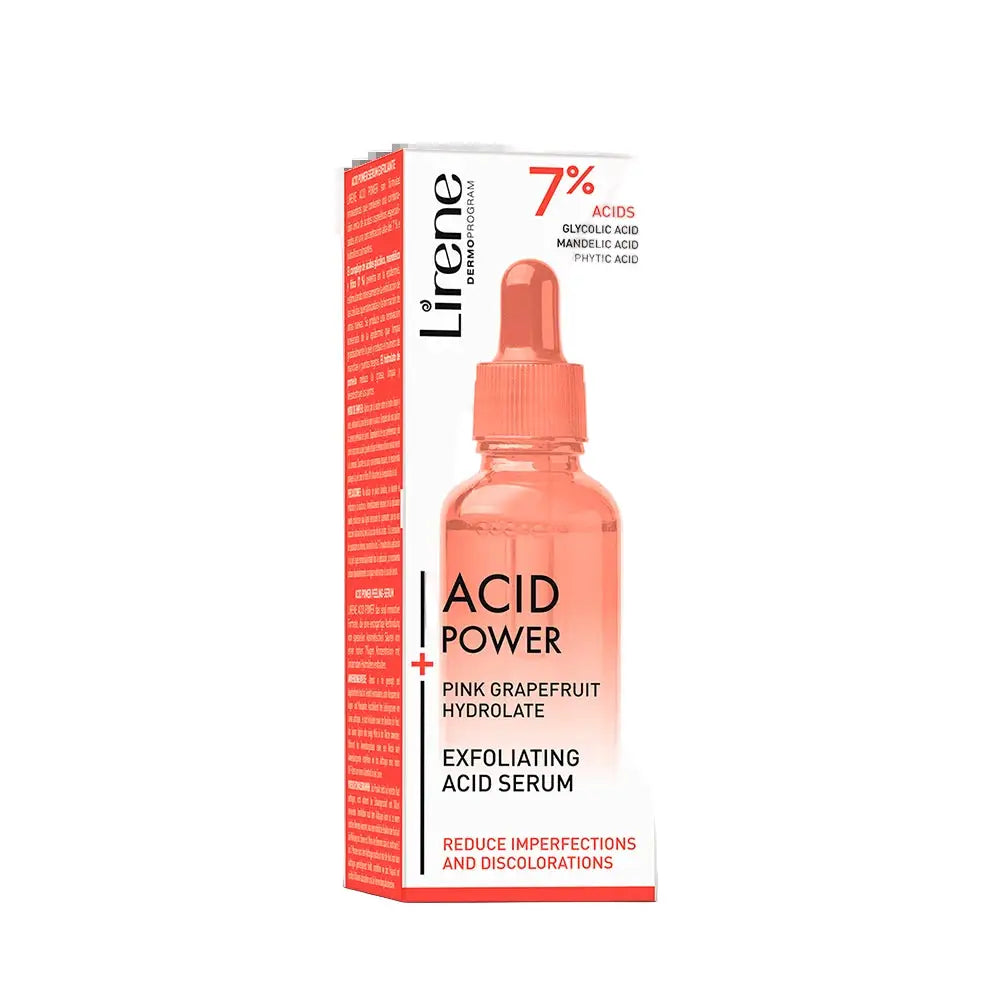 Lirene Acid Power 7% Reduce Imperfections Serum — glycolic mandelic phytic acids for clear skin