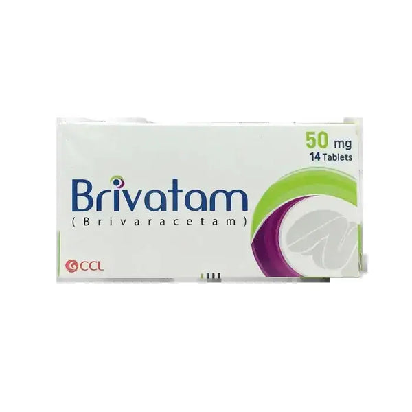 Brivatam 50mg Tab 14s