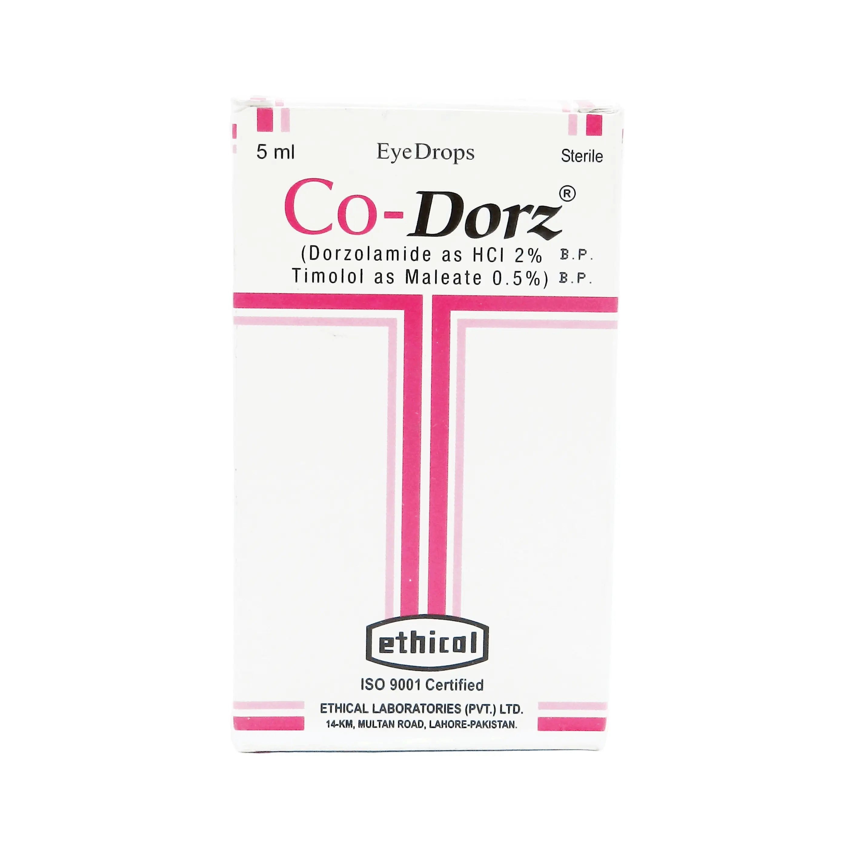 Co-Dorz 5ml Eye Drops — Dorzolamide & Timolol for Glaucoma – Available in Pakistan