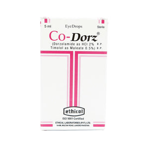 Co-Dorz 5ml Eye Drops — Dorzolamide & Timolol for Glaucoma – Available in Pakistan