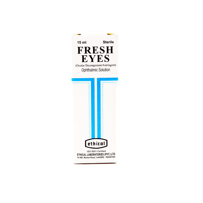 Fresh Eye Drops 15ml — Phenylephrine & Zinc Sulphate for Redness Relief