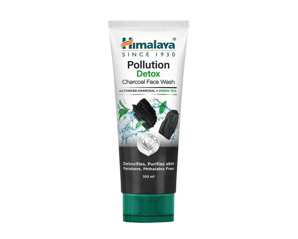 Himalaya Pollution Detox Charcoal Face Wash 100ml –  Purify Skin