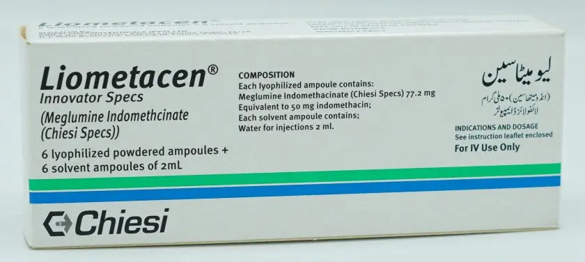 Liometacen Injection 50mg Meglumine | Pakistan – Derma.pk