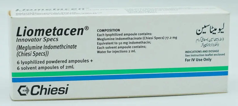 Liometacen Injection 50mg Meglumine Indomethacinate