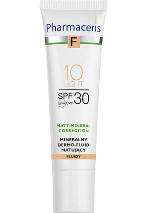 Pharmaceris F SPF 30 Mineral Mattifying Foundation Light 10 (30ml)