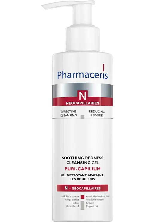 Puri-Capilium Redness Soothing face and eyes gel wash