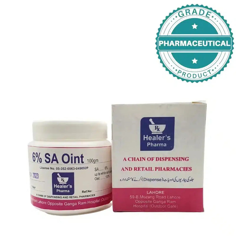 6% Salicylic Acid 25% Clobetasol White Soft Paraffin Cream 100g
