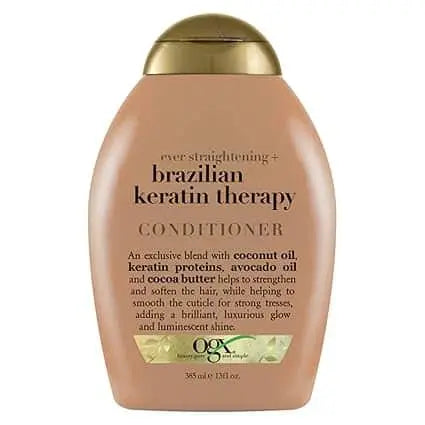 OGX Ever Straight Brazilian Keratin Smooth Conditioner 385ml