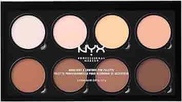 NYX PRO PALLETE IN MGM01W 8 COLOR HIGHLIGHT & CONTOUR