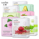 SADOER Pack of 8 Botany And Fruits Brightening Hydrating Moisturizing Facial Mask - Assorted Variants (Sent at Random Based on Availability) photo 2