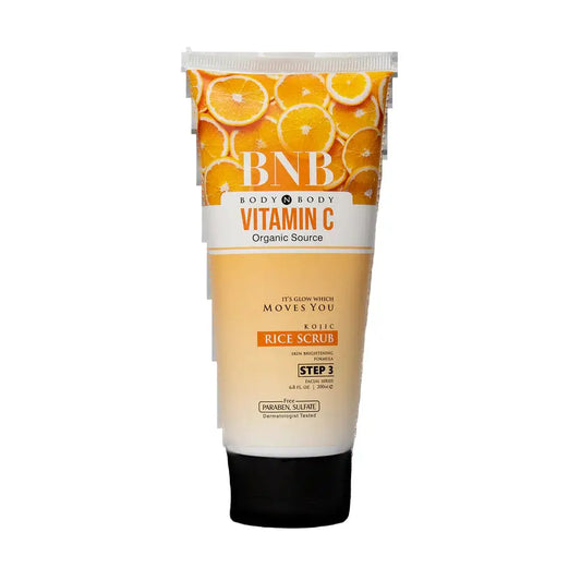 BNB Vitamin C Rice Scrub – Gentle Exfoliation & Brightening – Buy Online in Pakistan | Derma.pk