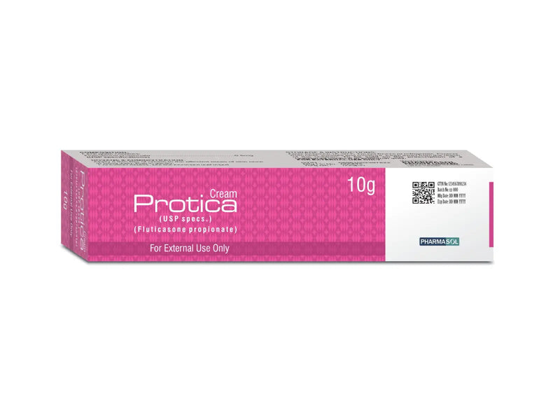 Protica Cream 0.05% – Fluticasone Propionate 0.5mg | Prescription Anti-Inflammatory Cream