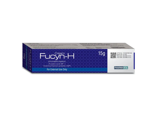 Fucyn-H Cream – Fusidic Acid and Hydrocortisone Topical Treatment for Skin Infections | Prescription Required