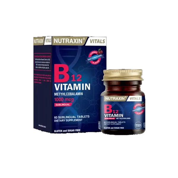 Nutraxin Vitamin B12 Sublingual Tablets 1000 mcg