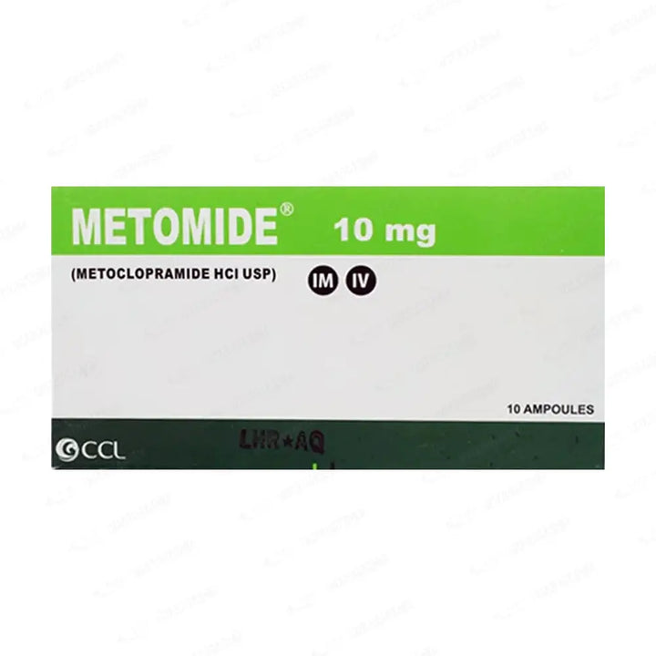 Metomide 2ml Injection – Metoclopramide for Nausea & Vomiting – Derma.pk