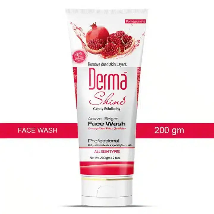 Derma Shine Active Bright Face Wash 200ml - Derma.pk