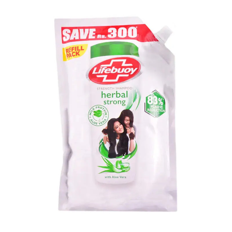 Lifebuoy Herbal Strong Shampoo Refill Pouch 1 Litre