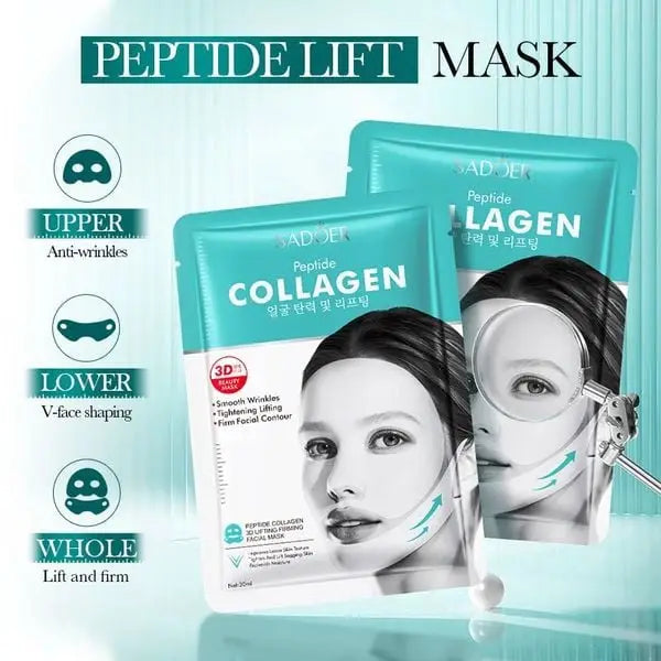 SADOER Peptide Collagen Mask hydrating face mask display