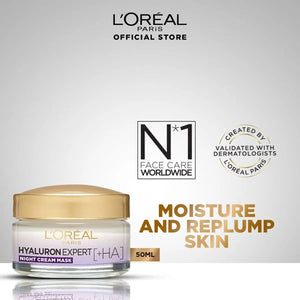 L'Oreal Paris Hyaluron Expert Replumping Moisturizing Night Cream Mask 50ml
