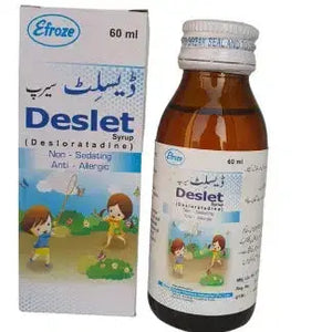 Deslet Syrup (60ml) - Effective Relief from [Main Symptom] | derma.pk