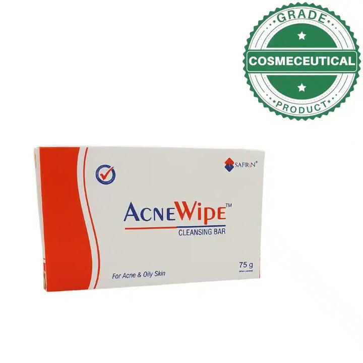ACNEWIPE CLEANSING BAR FOR ACNE AND OILY SKIN 75g Safrin pharma