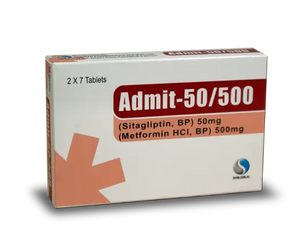 Admit 50/500mg Tablets – Type 2 Diabetes Control