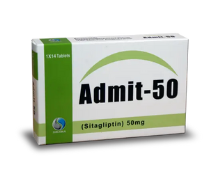 Admit 50mg Tablets – Type 2 Diabetes Control