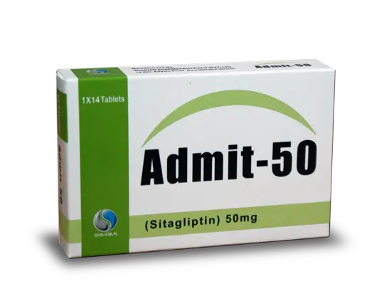 Admit 50mg Tablets – Type 2 Diabetes Control