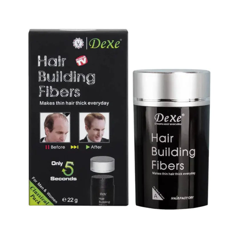 Dexe Hair Building Fibers Black 22g