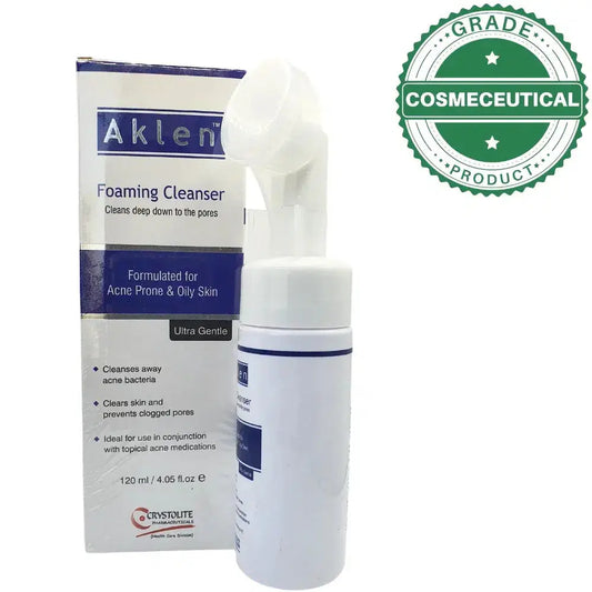 Cleanser for Oily Face - Aklen Foaming Cleanser for Acne-Prone Skin