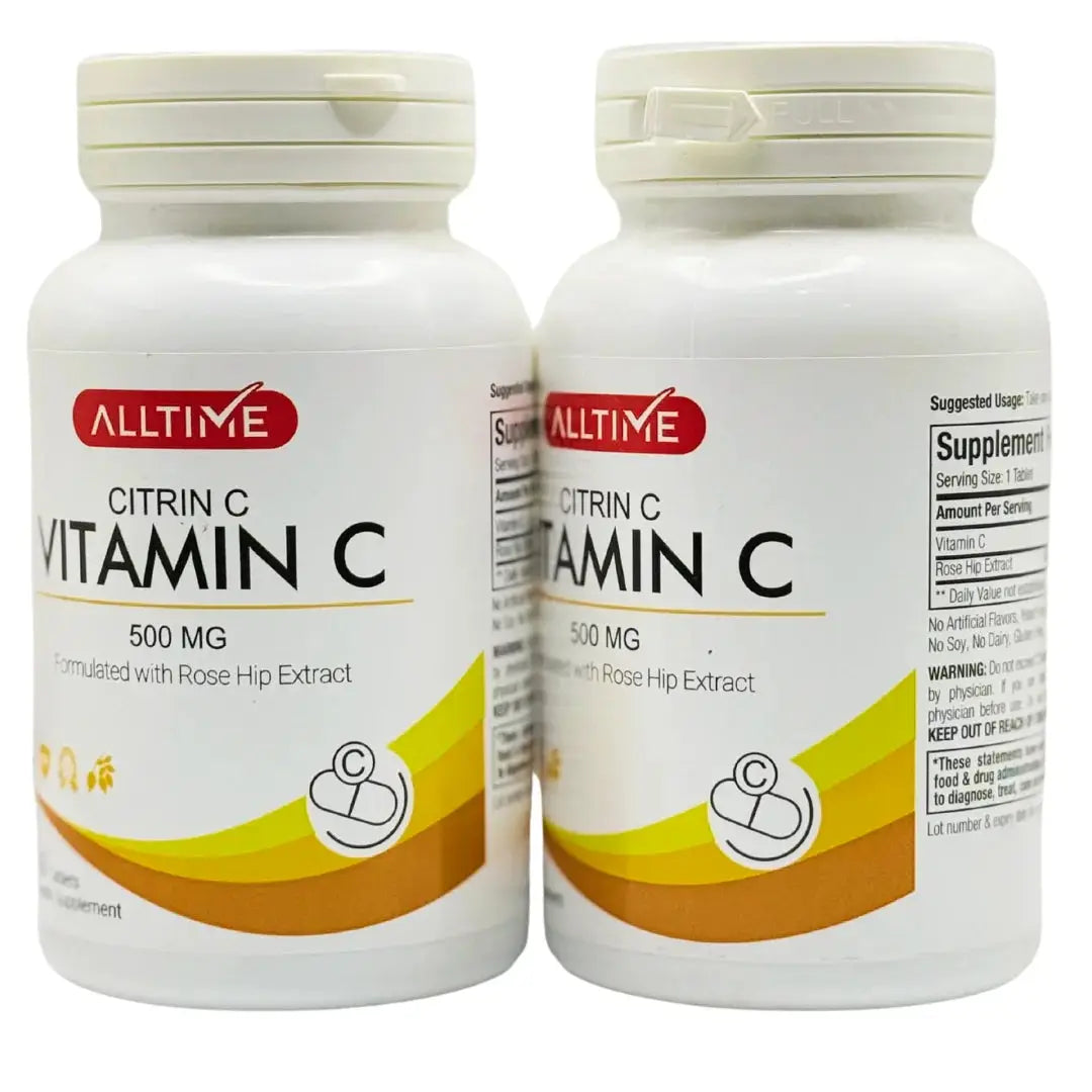 All-Time Citrin C 500mg Rose Hip Extract 60 tablets bottle — Essential Healthcare Pakistan