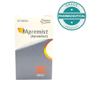 Apremist 30mg Apremilast psoriatic arthritis tablets carton