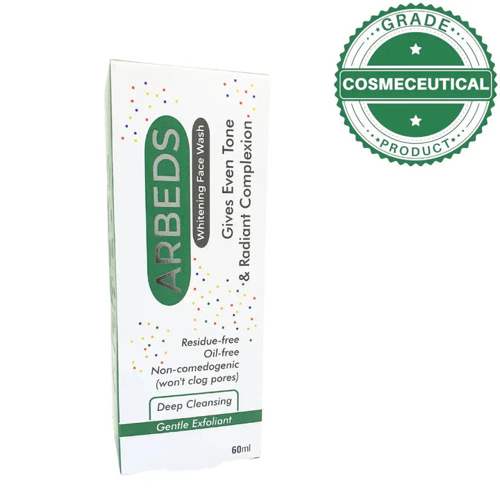 ARBEDS WHITENING FACE WASH 60ml Wisdom Pharma